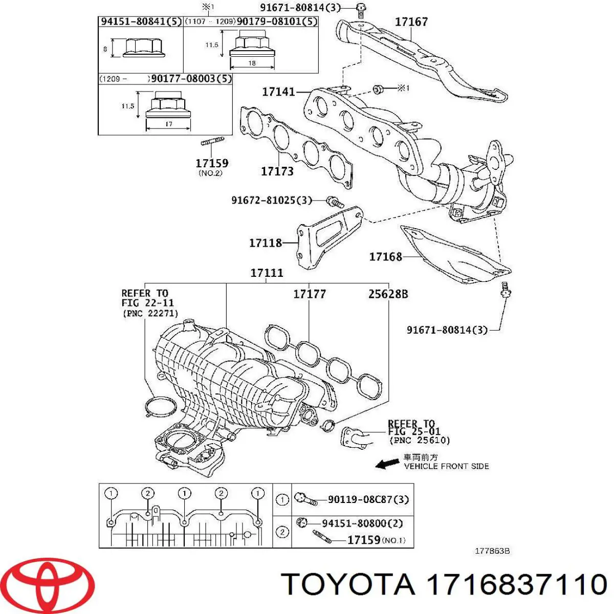  Toyota 1716837110 precio, desde 39,40 EUR