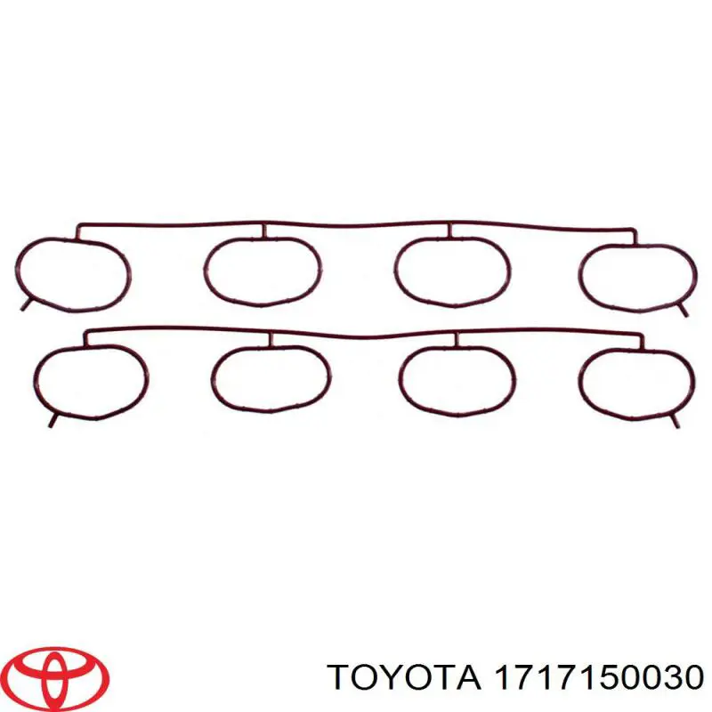 1717150030 Toyota junta, colector de admisión