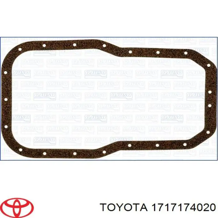 1717174020 Toyota junta, colector de admisión, superior