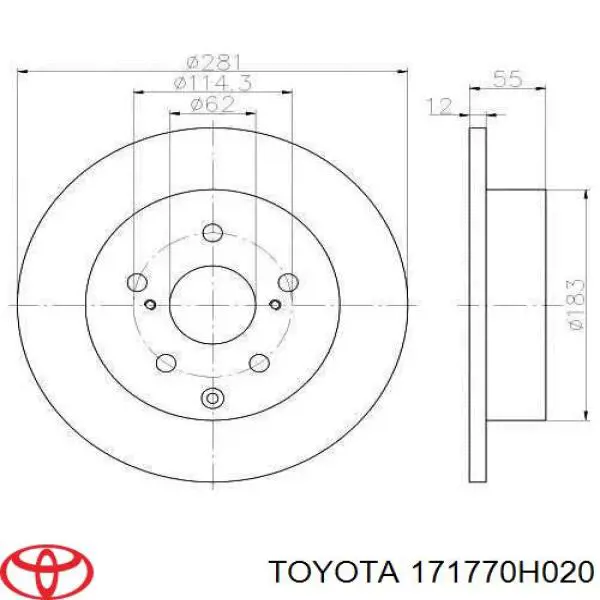 Comprar 1717728010 Toyota Junta de colector de admisión