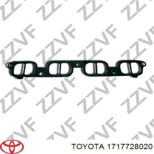 1717728020 Toyota junta, colector de admisión, inferior