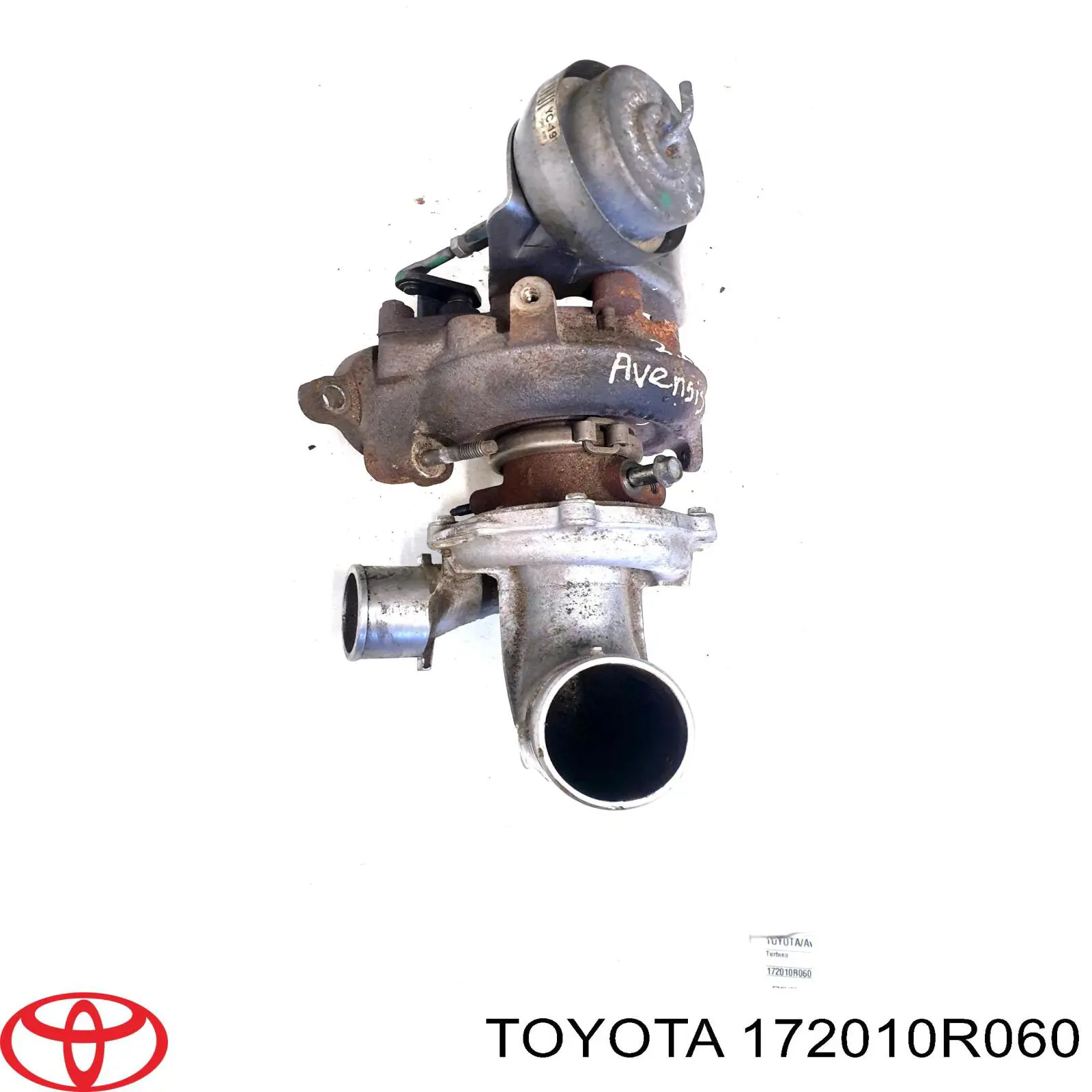 172010R062 Toyota Turbo para motor