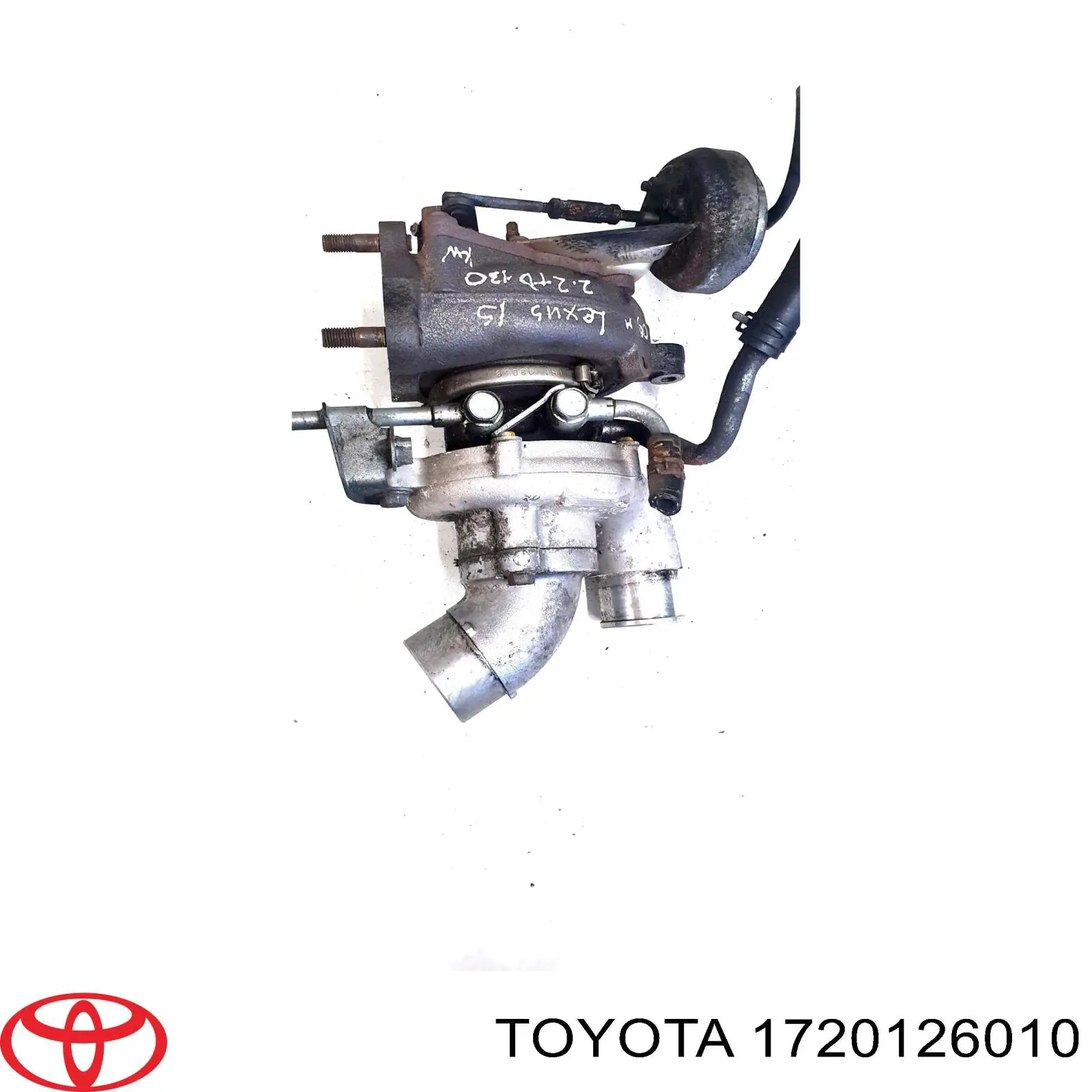 Turbocompresor 1720126010 Toyota
