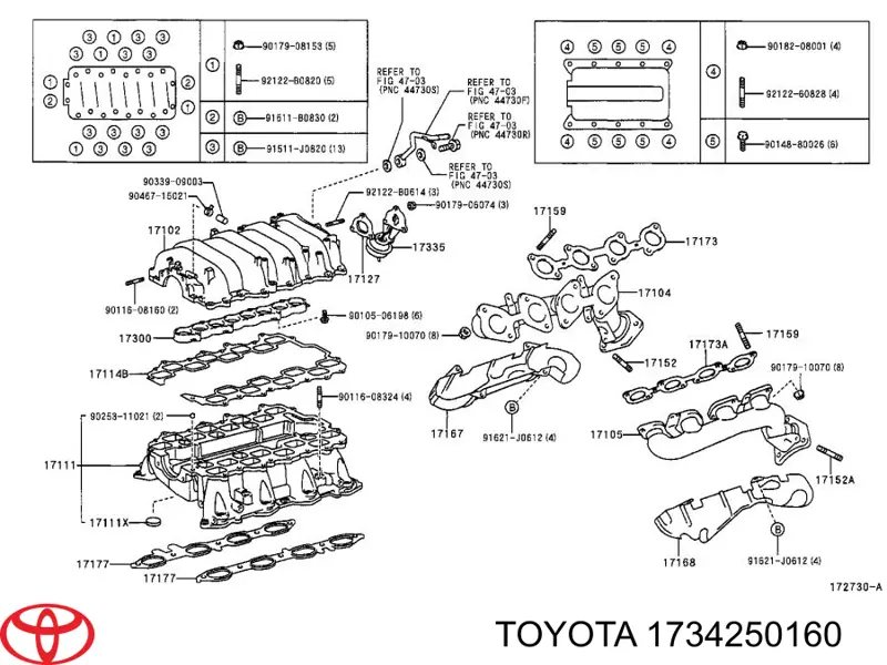  Toyota 1734250160 precio, desde 53,46 EUR