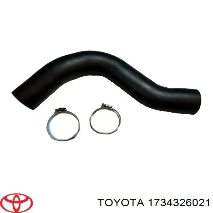Tubo flexible de aire de sobrealimentación derecho para Toyota Avensis (T25)