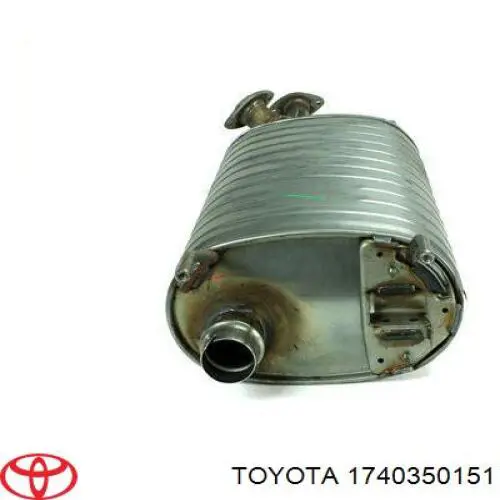 Comprar 1740350150 Toyota Silenciador central