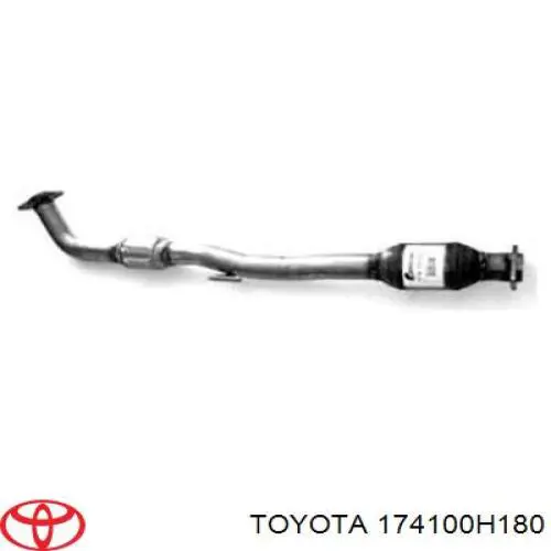 Tubo de admisión del silenciador de escape delantero para Toyota Camry (V40)