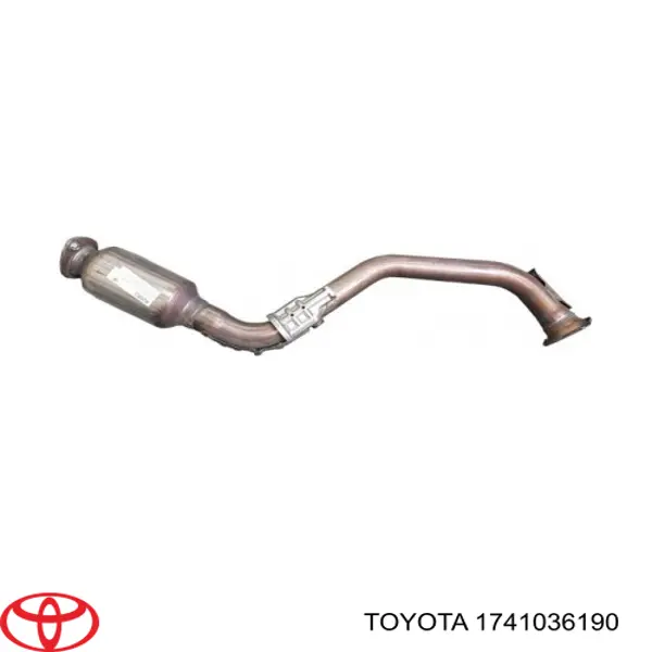 1741036190 Toyota tubo de admisión del silenciador de escape delantero