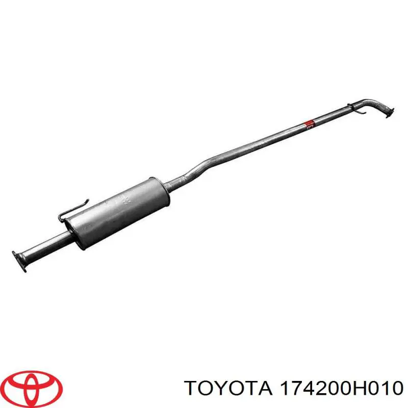 Silenciador del medio Toyota Camry (V30)