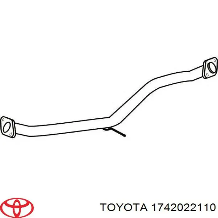 Silenciador del medio para Toyota Corolla (E15)
