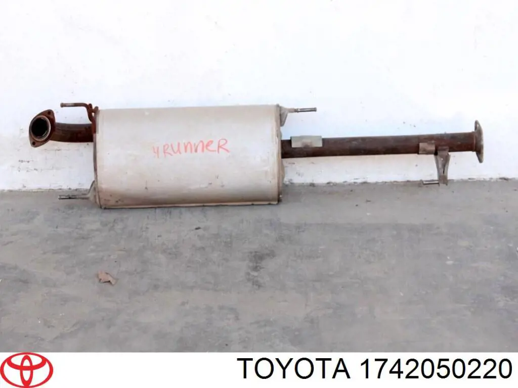 Comprar 1742050220 Toyota Silenciador central
