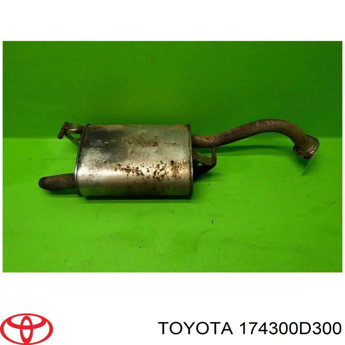 Comprar 174300D300 Toyota Silenciador trasero