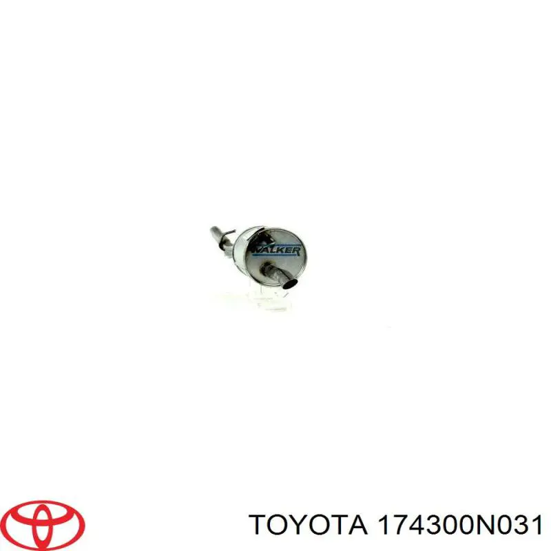 174300N031 Toyota silenciador posterior
