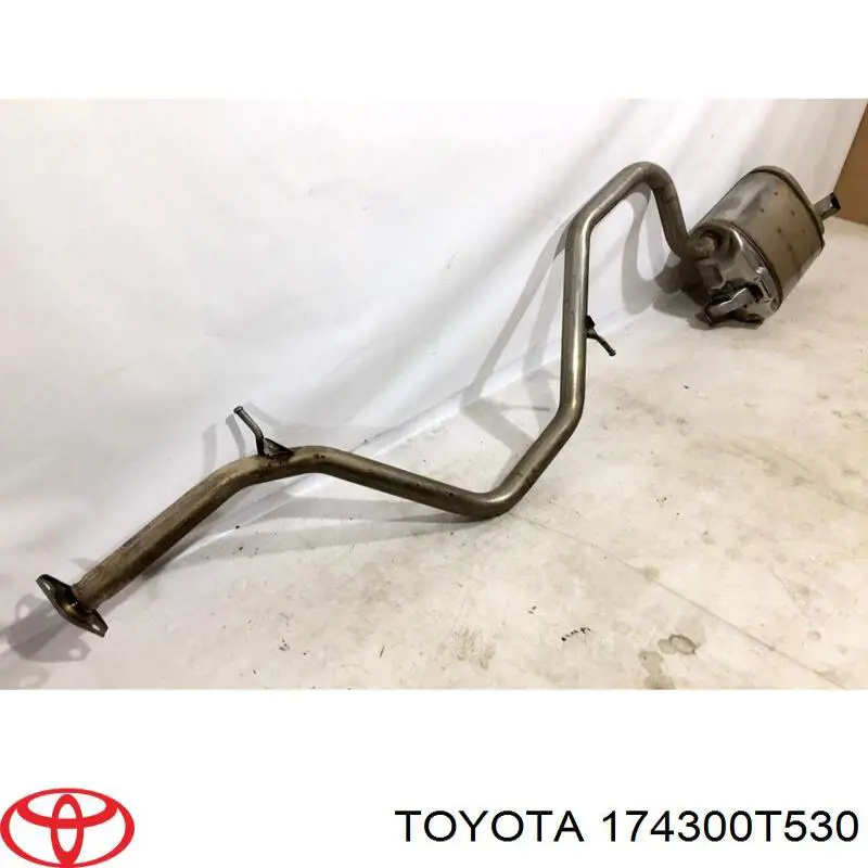 Silenciador trasero para Toyota Corolla  E21