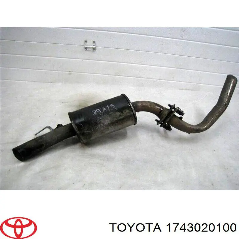 Comprar 1743020100 Toyota Silenciador trasero