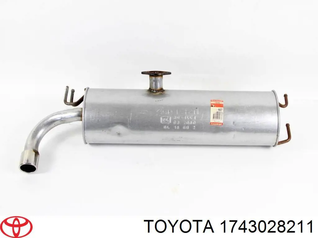 1743028211 Toyota silenciador posterior