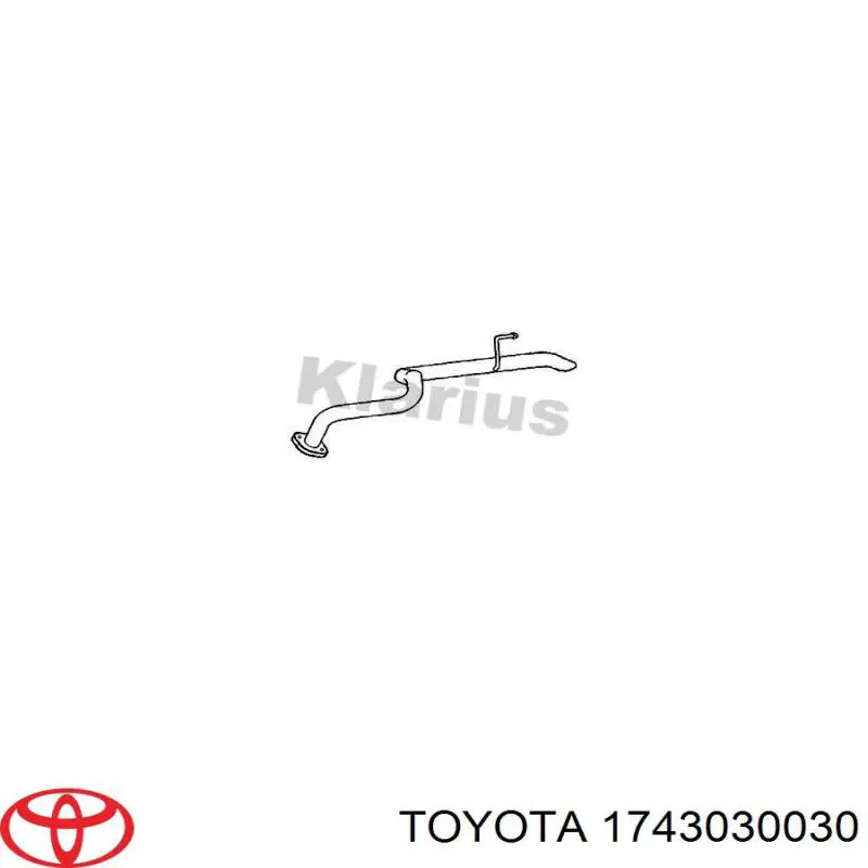 Silenciador trasero Toyota 1743030030 precio, desde 57,00 EUR