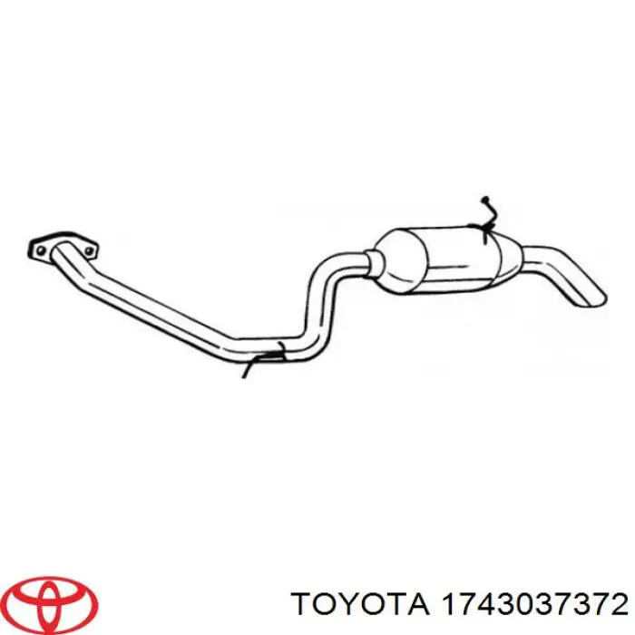 1743037372 Toyota silenciador posterior