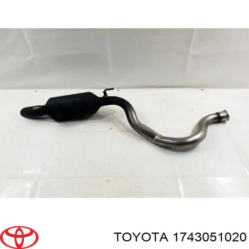 Silenciador trasero Toyota 1743051010 precio, desde 403,89 EUR