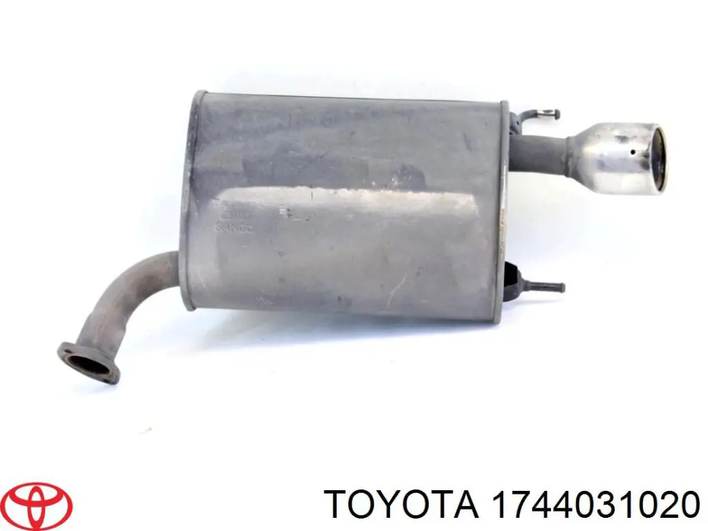 1744031020 Toyota silenciador posterior