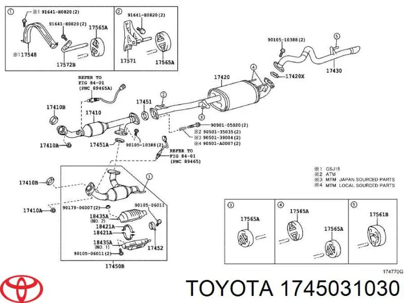 Convertidor Catalitico Izquierda para Toyota Fj Cruiser 