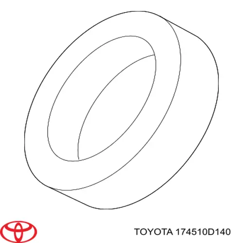 Anillo de la tubería de admisión del silenciador Toyota 174510D140 precio, desde 5,32 EUR