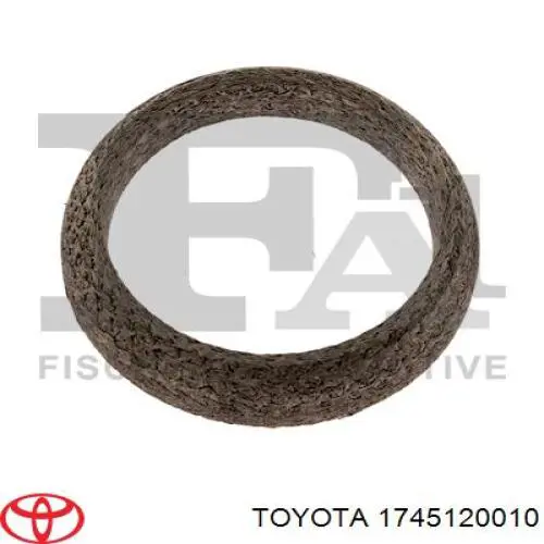 Anillo de la tubería de admisión del silenciador Toyota 1745120010 precio, desde 2,07 EUR
