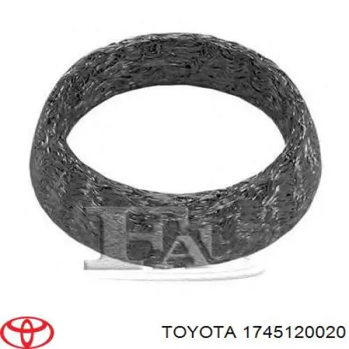 Anillo de la tubería de admisión del silenciador Toyota 1745120020 precio, desde 13,39 EUR