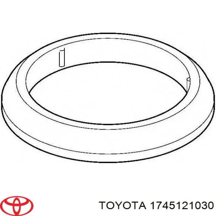 1745121030 Toyota junta, tubo de escape silenciador