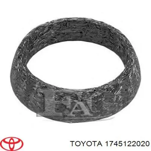 1745122020 Toyota junta, tubo de escape silenciador