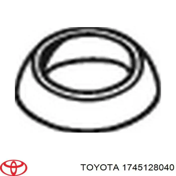 1745128040 Toyota junta, tubo de escape