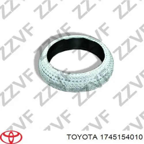 1745154010 Toyota junta, tubo de escape