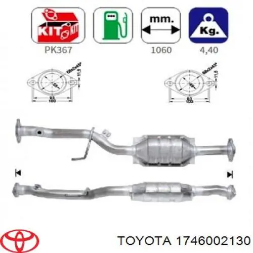  Toyota 1746002130 precio, desde 801,78 EUR