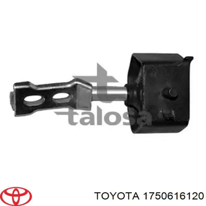 1750616120 Toyota soporte, silenciador