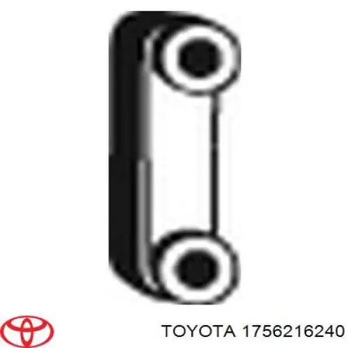 Almohadilla de tope silenciador Toyota 1756216240 precio, desde 4,46 EUR