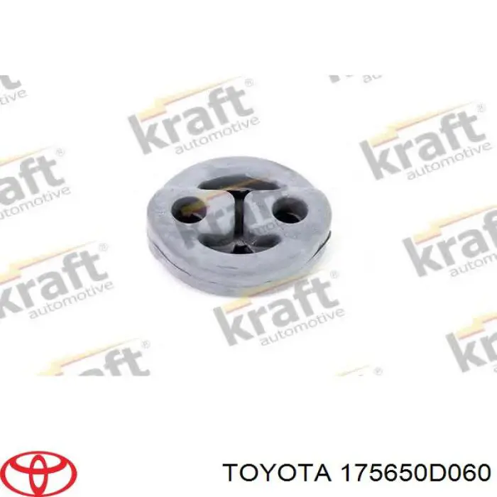 Almohadilla de tope silenciador Toyota 175650D060 precio, desde 1,56 EUR