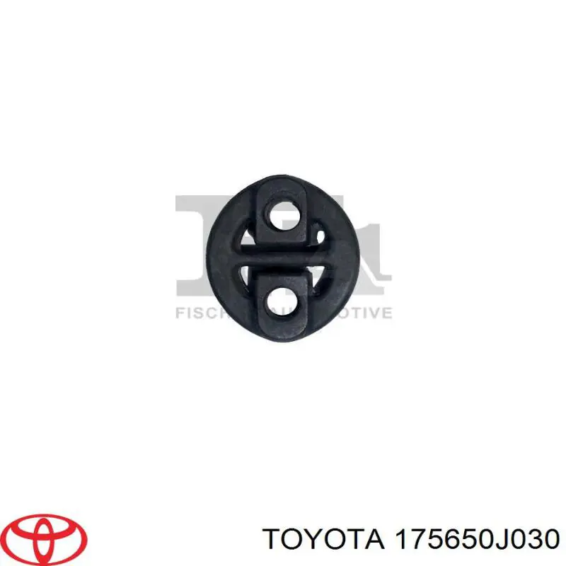 Almohadilla de montaje del silenciador para Toyota Auris (E15)