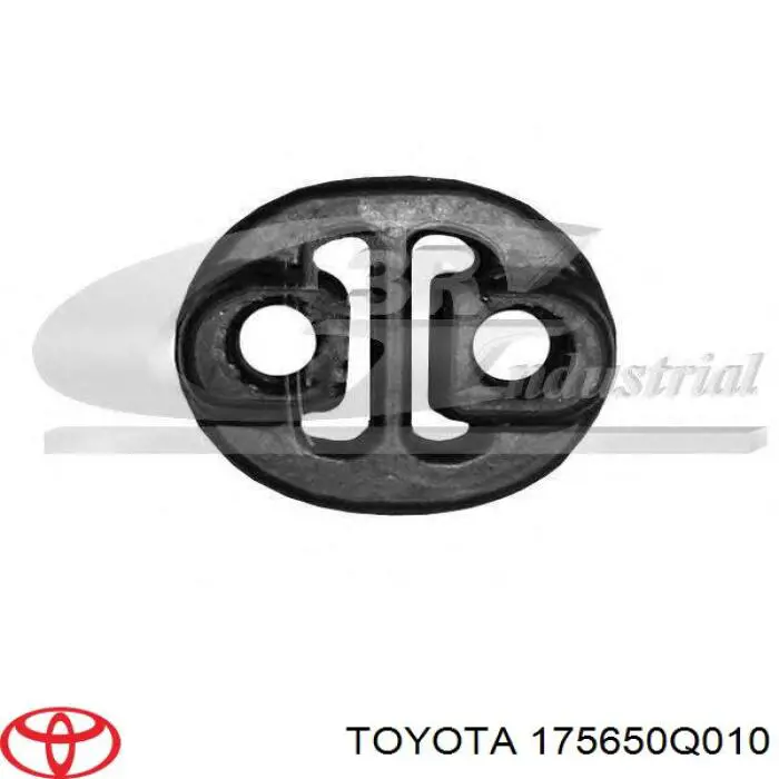 175650Q010 Toyota soporte, silenciador