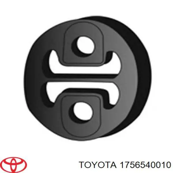 1756540010 Toyota soporte, silenciador