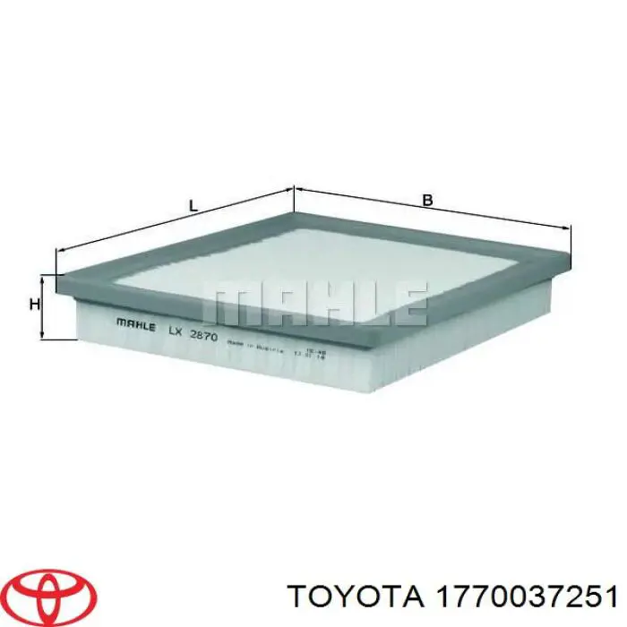 1770037251 Toyota caja del filtro de aire