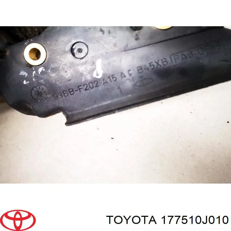 Tubo flexible de aspiración, filtro de aire (entrada) para Toyota Yaris (P10)
