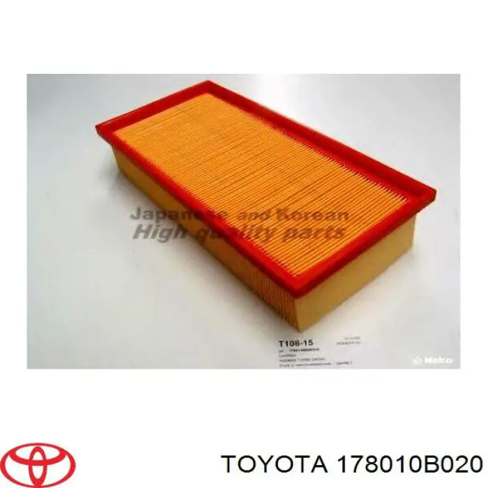 178010B020 Toyota Filtro de aire de motor