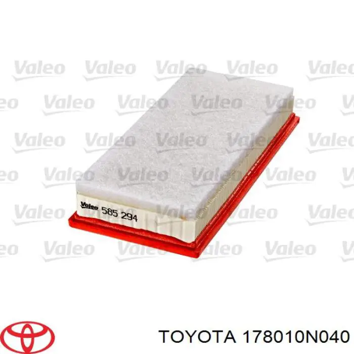 Filtro de aire 178010N040 Toyota