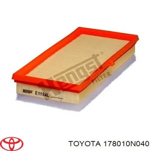 El filtro de aire Toyota 178010N040 precio, desde 9,83 EUR