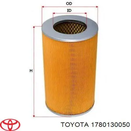 1780130050 Toyota filtro de aire