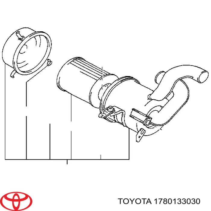 1780134070 Toyota filtro de aire