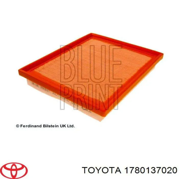 1780137020 Toyota filtro de aire