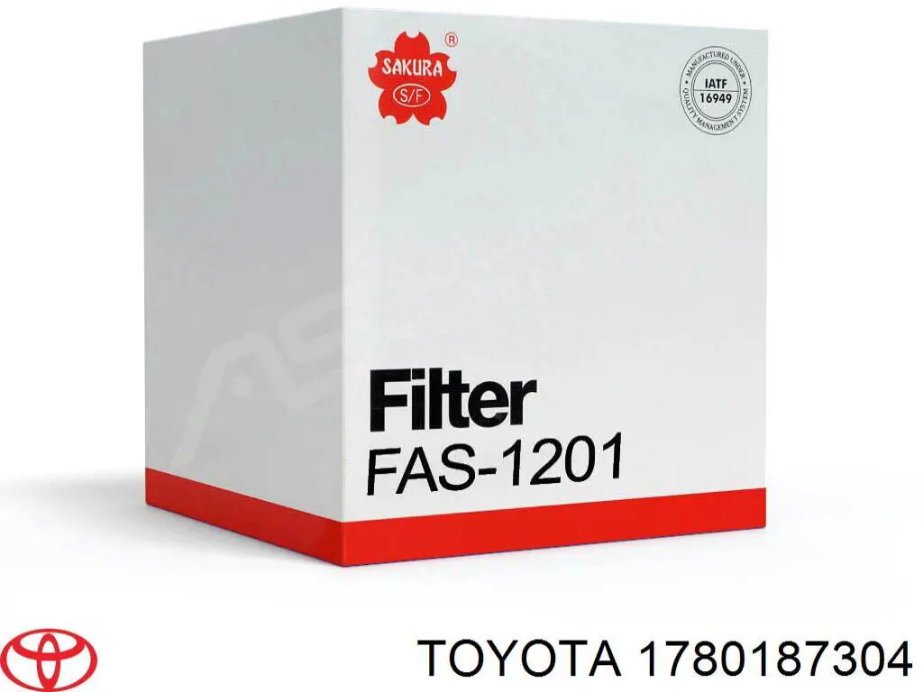 1780187304 Toyota filtro de aire