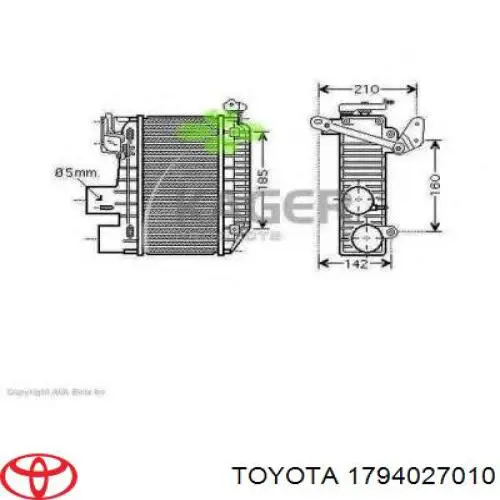 Comprar 60C9363JPN JPN Turbo intercooler