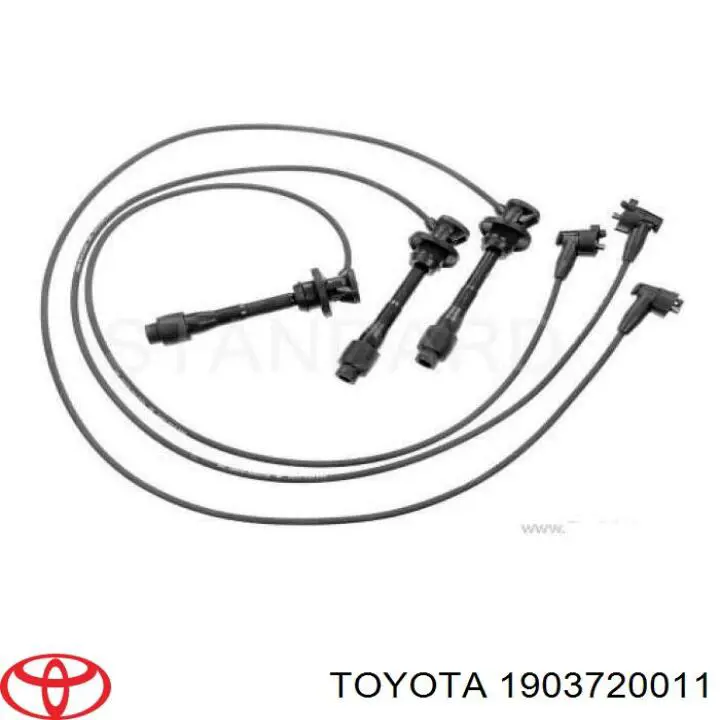 1903720011 Toyota cables de bujías